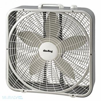AIR KING Box Fan 3 Speeds 20 Blade Dia, 4CH71