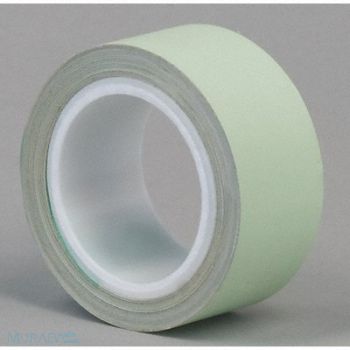 TAPECASE Film Tape 2inx3 yd Green/White 4.5 mil, 15D556