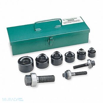 GREENLEE Manual Punch Driver Set 15 10 ga. Steel, 4CN28