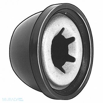 GRAINGER APPROVED Cap Nut Stl Plastic 5/8 PK10, 4CUJ6