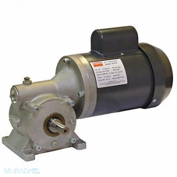 DAYTON AC Gearmotor 56 rpm TEFC 115/208-230V, 4CVT7