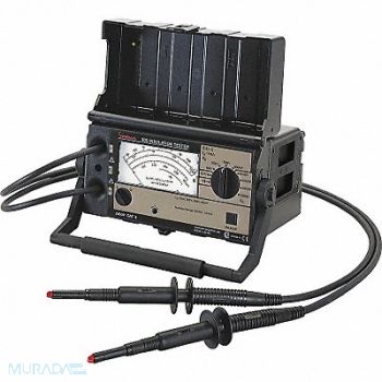 SIMPSON ELECTRIC Megohmmeter 250 to 5000V DC Analog, 4CWN9