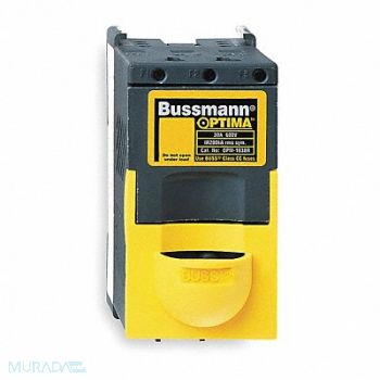 BUSSMANN Fuse Block 0 to 30A Midget 3 Pole, 4CX73