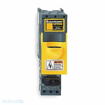 BUSSMANN Fuse Block 0 to 30A Class CC 3 Pole, 4CX78