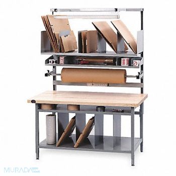 PRO-LINE Packing Table Solid Maple 750 lb, 4CXY1