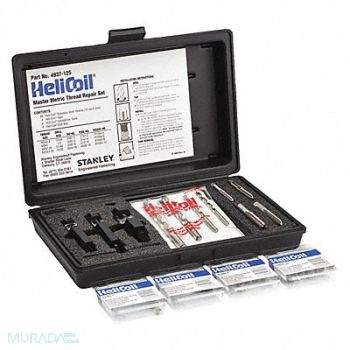 HELI-COIL Thread Repair Kit SS Metric 60 Pc, 4CZU7