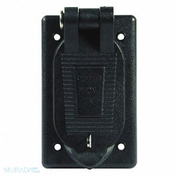 HUBBELL WIRING DEVICE-KELLEMS Combo Outlet Marine/RV Telephone/TV, 4D418