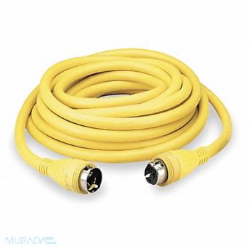 HUBBELL WIRING DEVICE-KELLEMS Temporary Power Cord 50A 125/250VAC 50ft, 4D562