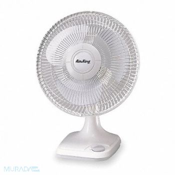 AIR KING Desk Fan 3 Speeds 12 Blade Dia, 4DA35