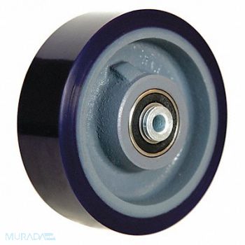 GRAINGER APPROVED PUR Tread on Iron Core Wheel 6, 4DB70