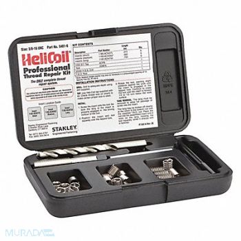 HELI-COIL Thread Repair Kit 304 SS 3/8-16 18 Pcs, 4DCF5
