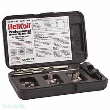 HELI-COIL Thread Repair Kit 304 SS 3/8-24 18 Pcs, 4DCF7