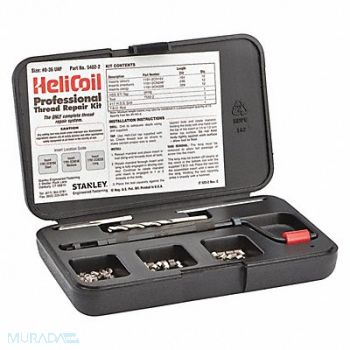 HELI-COIL Thread Repair Kit 304 SS 8-36 36 Pcs, 4DCJ4