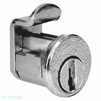 COMPX NATIONAL Cam Lock For Thickness 1/16 in Nickel, 4DED9