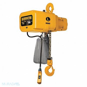 HARRINGTON Electric Chain Hoist 1000 lb 20 ft., 4DFL6