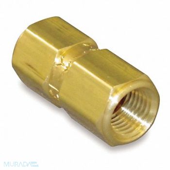 GRAINGER APPROVED Poppet Check Valve Brass 1/4 FNPT, 4DHP7