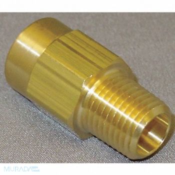 GRAINGER APPROVED Piston Check Valve Brass 1/4 MNPTxFNPT, 4DHU4
