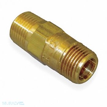GRAINGER APPROVED Piston Check Valve Brass 3/8 MNPT, 4DHV9