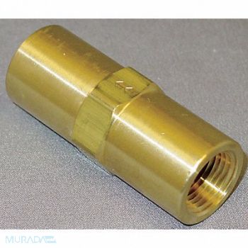 GRAINGER APPROVED Piston Check Valve Brass 3/8 FNPT, 4DHW6