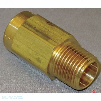 GRAINGER APPROVED Piston Check Valve Brass 1/2 FNPTxMNPT, 4DHX3