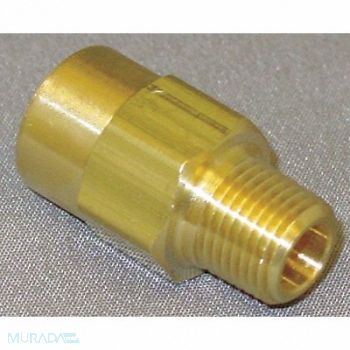 GRAINGER APPROVED Piston Check Valve Brass 1/2 MNPTxFNPT, 4DHX5