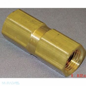 GRAINGER APPROVED Piston Check Valve Brass 1/2 FNPT, 4DHX7