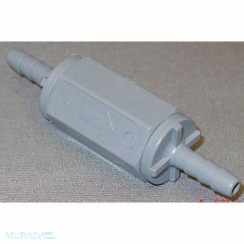 GRAINGER APPROVED Ball Cone Check Valve PVC 1/4 Barb, 4DJA4