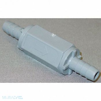 GRAINGER APPROVED Ball Cone Check Valve PVC 3/8 Barb, 4DJA6