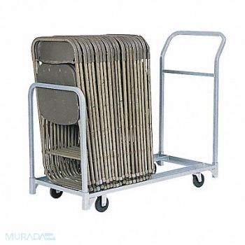 RAYMOND PRODUCTS Folding/Stacked Chair Cart 50-3/4 x 22, 62NC09
