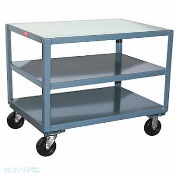 GRAINGER APPROVED Mobile Table 1400 lb 61 in L 31 in W, 4DKL8