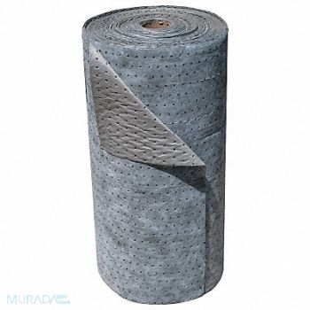 OIL-DRI Absorbent Roll Universal Gray 300 ft.L, 4DKU8