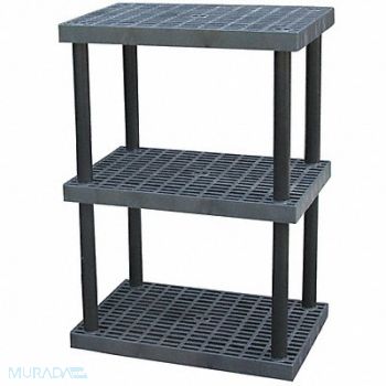 STRUCTURAL PLASTICS Plstc Shelf 24inx51inx36inShlfLdCp 250lb, 4DV11