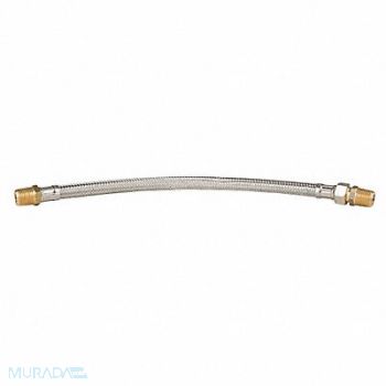 GRAINGER APPROVED Flexible Hose Assembly 1/2 ID x 18 L, 4DXN7