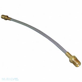 GRAINGER APPROVED Flexible Hose Assembly 1/2 ID x 5 ft., 4DXU1