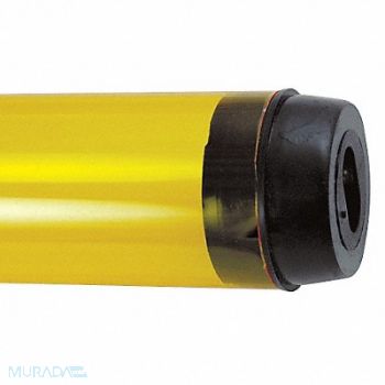 LUMAPRO Safety Sleeves for T8 Bulb 48 L Yellow, 1E520