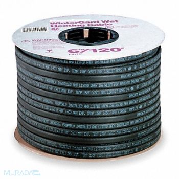 RAYCHEM Cut-To-L Elct Heating Cable 250ft L 120V, 4E515