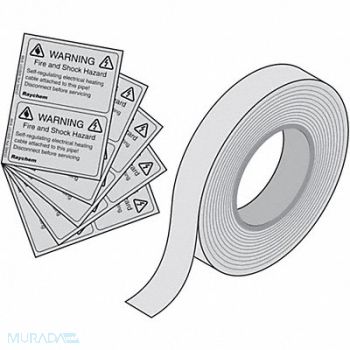 RAYCHEM Application Tape 66 10 Elec Trace Labls, 4E521