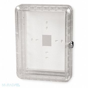 GRAINGER APPROVED Tstat Guard Plastic 9 5/8x7 1/8x3 3/8in, 4E649