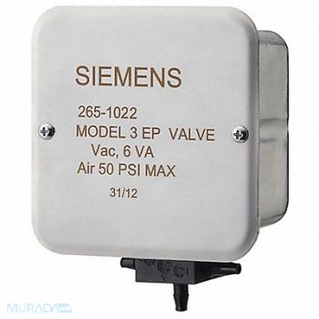 SIEMENS Solenoid Air Valve 3-Way 120VAC 0-50 psi, 4E725