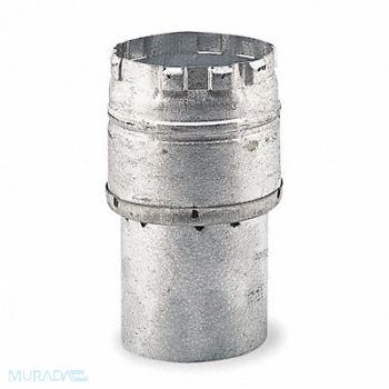 AMERI-VENT Appliance Connector 3 Dia 6 L, 4E855