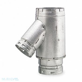 AMERI-VENT Reduction Wye 5 Dia 13-1/2 L, 4E866