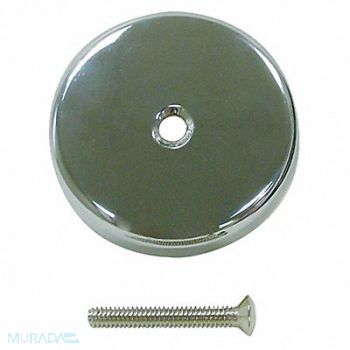 One-Hole Overflow Plate Kissler Brass, 4EEU9