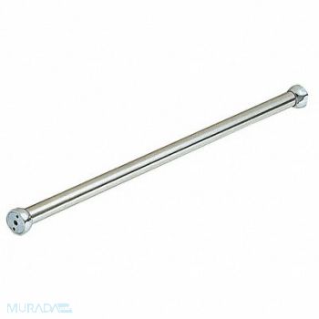 GRAINGER APPROVED Shower Rod SS 42 in L Chrome Plated, 4EEW3