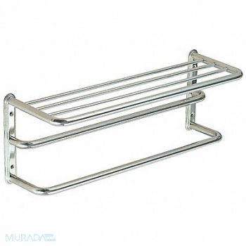 GRAINGER APPROVED Towel Shelf SS 24 in Overall W, 4EEX4