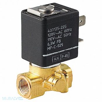 ASCO Solenoid Valve Brass NC Air Inert Gas, 4ELC5