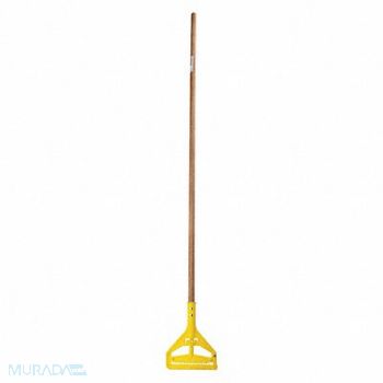TOUGH GUY Wet Mop Handle 61 in L Natural, 4EMF9