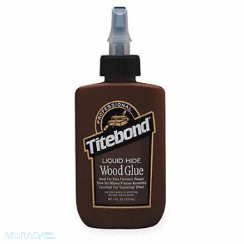 TITEBOND Glue Liquid Hide 4 Oz Amber, 4EMN9