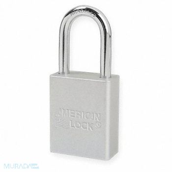 AMERICAN LOCK D1919 Lockout Padlock KA Silver 1-7/8 H, 4EMZ8
