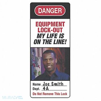 MASTER LOCK Photo Identif. Label 2 3/8x1in Vinyl PK6, 4ENF4