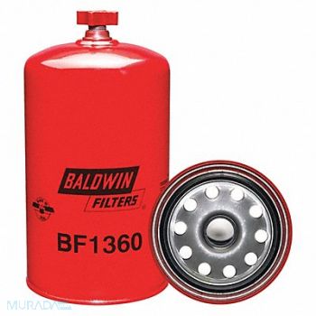 BALDWIN FILTERS Fuel Filter 8-7/32 x 4-9/32 x 8-7/32 In, 4ENN7